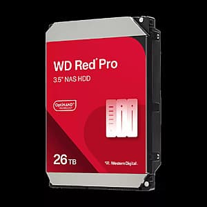 Western Digital WD Red Pro SATA III 3.5" Internal NAS HD: 24TB 2 for $800, 26TB 2 for $900 + Free Shipping