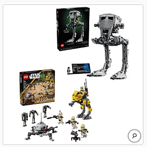 Costco Members: LEGO Star Wars Bundle: AT-ST & Star Corps Clone Troopers Set $150 + Free S/H
