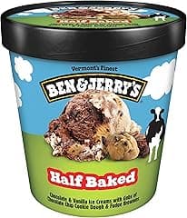 Ice cream products displayed in Amazon search results.