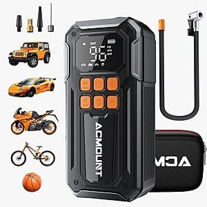 Prime Members: Acmount Portable 160 PSI 40L/min Cordless Air Compressor $18 + Free Shipping
