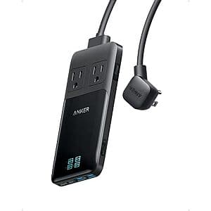 140W Anker Prime Flat Plug Power Strip w/ 5' Extension (2 AC, 2 USB-A & 2 USB-C) $60 + Free S&H