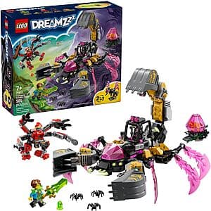 505-Pc LEGO Dreamzzz Nightmare Scorpion Digger Building Set $35