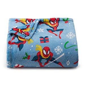 60" x 72" The Big One Holiday Oversized Plush Holiday Throw Blanket (Marvel / Disney) $3.55 + Free Store Pickup