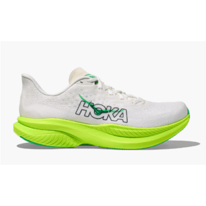 Hoka Mach 6 Road-running Shoes: Men's (White / Lime) or Women's (White / Citrus) $69.85 (Limited Sizes) + Free Shipping
