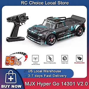Hyper Go MJX 14301 3B 1/4 4WD Brushless RC Racing Car w/ Remote Control $86.45 + Free S/H
