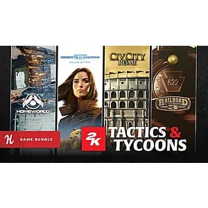 12-Game 2K Tactics & Tycoons Bundle (PC Digital Download) $8