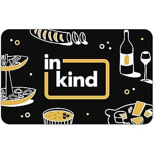 $100 inKind Restaurant eGift Card (Email Delivery) $56