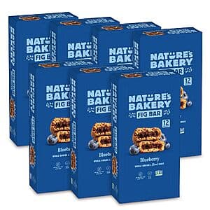 168-Ct 1-Oz Nature’s Bakery Whole Wheat Fig Bars (Blueberry) $30 w/ S&S