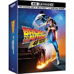 Back to the Future: 40th Anniversary Trilogy (4K UHD + Blu-ray + Digital) $30