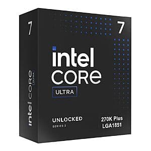 Intel Core Ultra 7 270K Plus LGA1851 Unlocked Boxed Processor $200 + Free Pickup Only