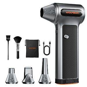 WOLFBOX MF200 Cordless Electric Air Duster w/ Removable Battery $75 + Free S&H