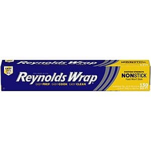 130 Sq. Ft. Reynolds Wrap Non Stick Aluminum Foil $7.10 w/ Subscribe & Save