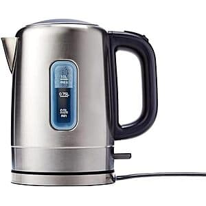 (Used/Like New) 1L Amazon Basics Stainless Steel Electric Kettle w/ Automatic Shut Off $12.60