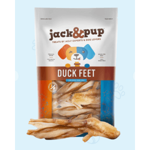 20-Count Jack&Pup Duck Feet All Natural Dog Chews $8.10 w/ Subscribe & Save