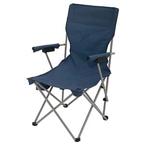 Ozark Trail Portable Hard Arm Chair w/ Cup Holder $11