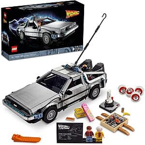 1872-Pc LEGO Icons Back to The Future Time Machine Building Set $160 + Free S&H