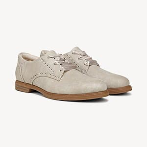 Dr. Scholl's Women's Hello Oxford Shoes (Oyster Grey or Black) $16 + Free Shipping