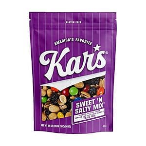 34-oz Kar’s Nuts Sweet ‘N Salty Trail Mix $7.90