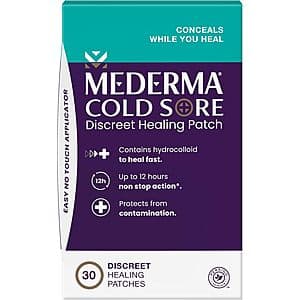 30-Count Mederma Cold Sore Discreet Healing Patches $9.50 w/ Subscribe & Save