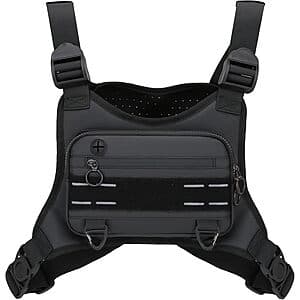 Muserise Men's Sports Running Chest Bag w/ Phone Holder (various colors) $18