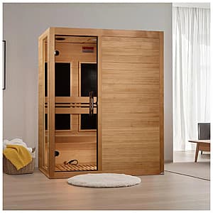 Costco Members: Dynamic Toscana Elite 3-Person Ultra Low EMF FAR Infrared Sauna $2000 + Free Delivery
