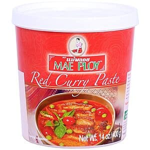 14-Oz Mae Ploy Red Curry Paste $3.70 w/ Subscribe & Save