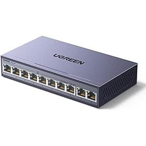 10-Port UGREEN PoE Gigabit Switch w/ 8 PoE@60W & 2 Uplink $40 + Free Shipping