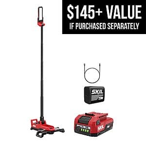 12V/20V SKIL 2500-Lm Rechargeable Tower Work Light w/ 12V 2Ah Battery & Charger $60 + Free Shipping