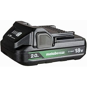 Select Accounts: Metabo HPT 18V 2.0Ah Lithium Ion Battery $30