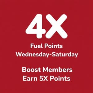 Kroger/Grocery Store: All In-Store Qualifying Purchases Earn 4X Fuel Points (Valid thru 5/23)