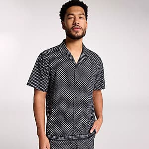 VRST Men's Performance Resort Shirt (Pure Black Print) $9 + Free Shipping