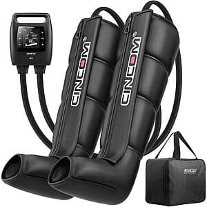 4-Zone CINCOM Cordless Battery-Powered Leg Massager Recovery System (3 Sizes) $140 + Free Shipping
