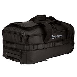 45L Outdoor Products Red-Eye Wheeled Travel Duffel Bag (Black) $39 + Free S&H