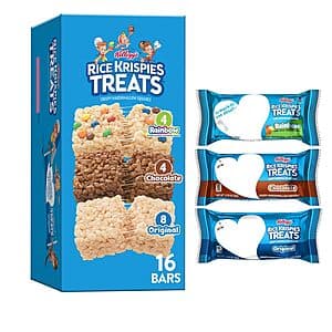 16-Count Rice Krispies Treats Marshmallow Squares (Variety Pack or Original) $3.05 w/ Subscribe & Save