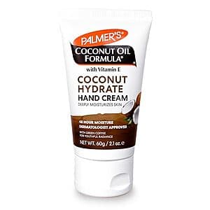 Select Accts: 2.1-Oz Palmer's Coconut Oil Hand Cream $1.80 w/ S&S