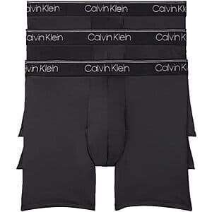 Prime Members: 3-Pack Calvin Klein Men's Micro Stretch Boxer Brief (Black) $17.95 + Free Shipping