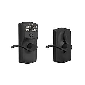 Schlage Camelot Electronic Keypad Lock w/ Lever Handle (3 Colors) $93 + Free S&H