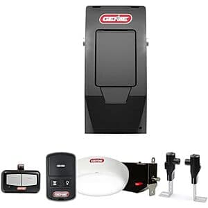 Black Genie residential wall-mounted garage door opener model 6072H-O.