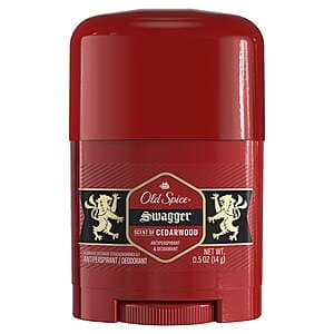 3-Count 0.5-Oz Men's Old Spice Red Collection Swagger Antiperspirant Deodorant + $5 Walmart Cash for $4.41 (Select Walmart Stores for Pickup / YMMV)