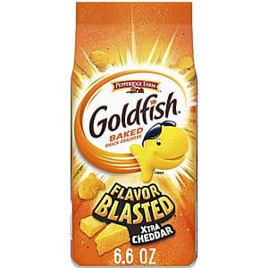 6.6-Oz Pepperidge Farm Goldfish Baked Snack Crackers (Flavor Blasted Xtra Cheddar) $1.90 w/ Subscribe & Save