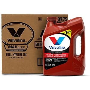 3-Pack 1-Gallon Valvoline Multi-Vehicle (ATF) Full Synthetic Automatic Transmission Fluid $51 + Free Shipping
