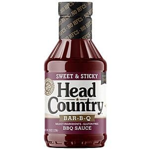 Head Country BBQ Sauce bottle in 20 oz size with branded label.