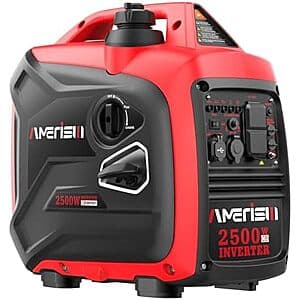 AMERISUN 2500W Gas Powered Portable Inverter Generator $200 + Free S&H