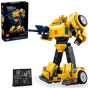 950-Piece LEGO Icons: Transformers Bumblebee 1980s Robot Figure Building Set $63 + Free S/H