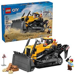 682-Pc LEGO City Yellow Bulldozer Building Toy Set (60466) $52 + Free S&H