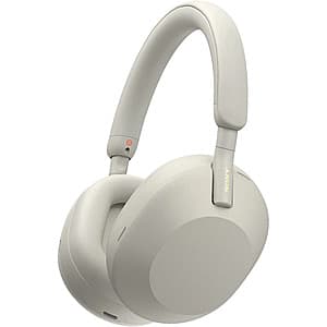 Refurbished: Sony WH1000XM5 Wireless Noise Canceling Headphones (Silver) $136.80 + Free S&H