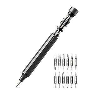HOTO 24-In-1 Multi Bit Magnetic Mini Screwdriver (3 Colors) $11