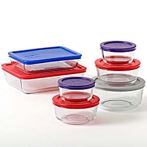 14-Pc Pyrex Simply Store Glass Bakeware Set (7 Containers + 7 Lids) $20.95