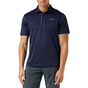 Under Armour Men's Tech Golf Polo (Various Colors) from $16.35