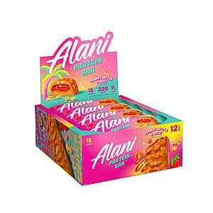 12-Count Alani Protein Bars (Peanut Butter & Jelly) $13.05 w/ Subscribe & Save